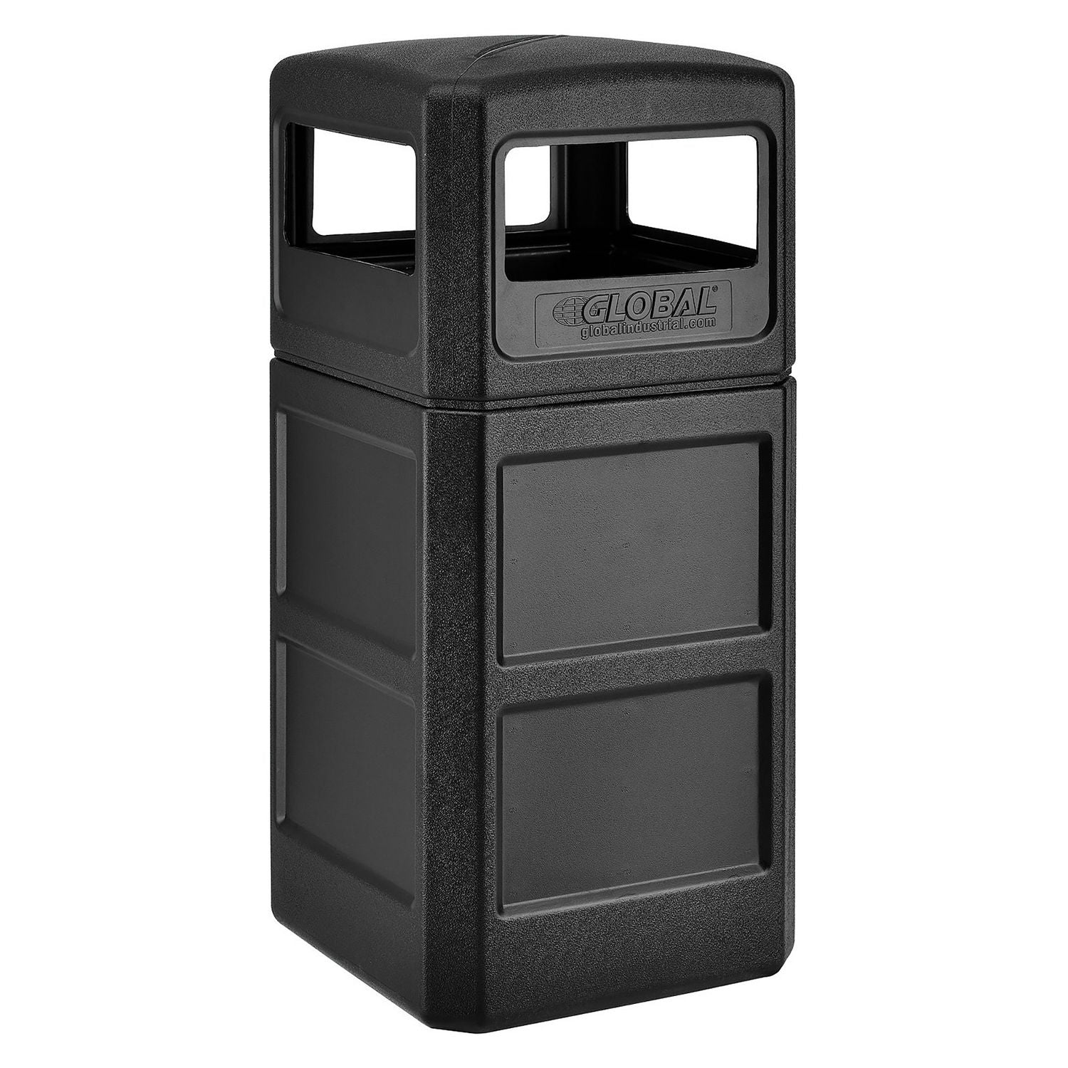 global-industrial-square-plastic-waste-receptacle-dome-lid-with-open-sides-42-gal-black-gbe641414bk_1